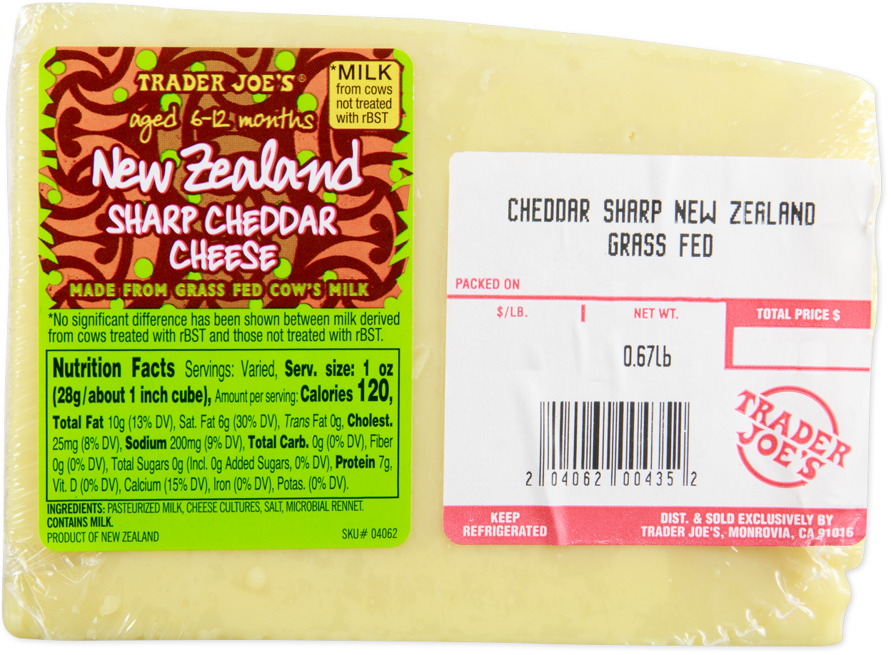 New Zealand Sharp Cheddar Cheese