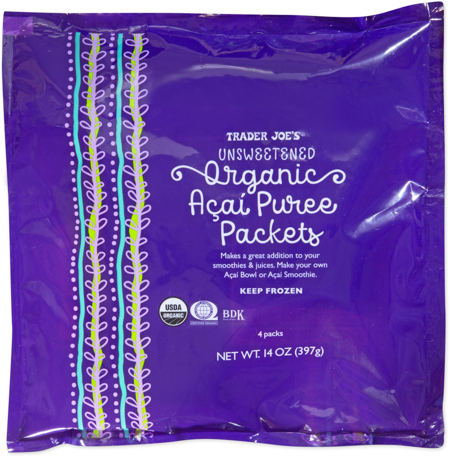 Unsweetened Organic Açaí Puree Packets