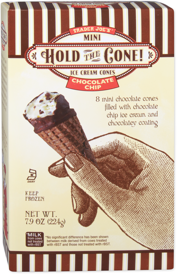 Chocolate Chip Hold the Cone! Mini Ice Cream Cones