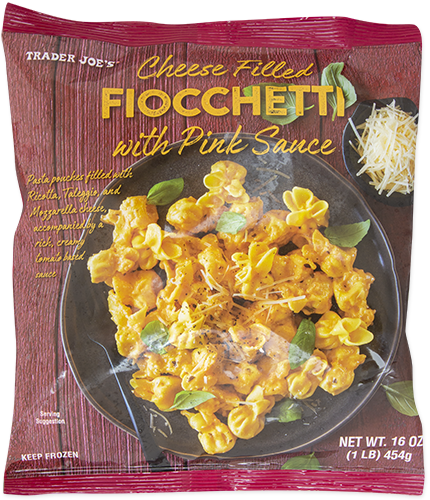 Cheese Filled Fiocchetti with Pink Sauce
