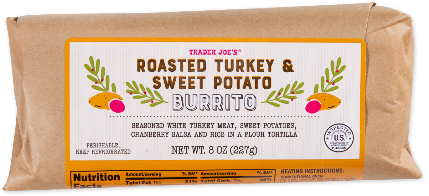 Roasted Turkey & Sweet Potato Burrito