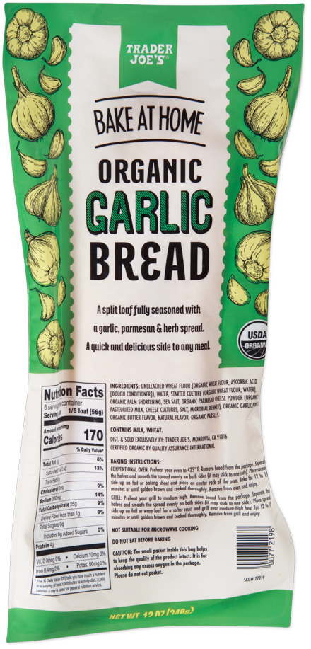 Organic Garlic Bread