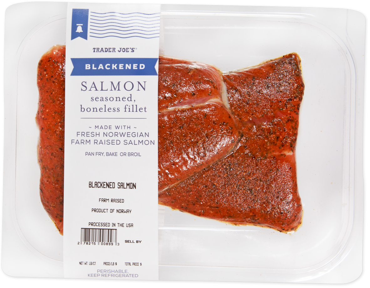 Blackened Salmon Seasoned Boneless Fillet