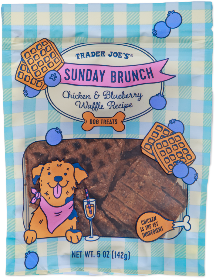 Sunday Brunch Chicken & Blueberry Waffle Recipe Dog Treats