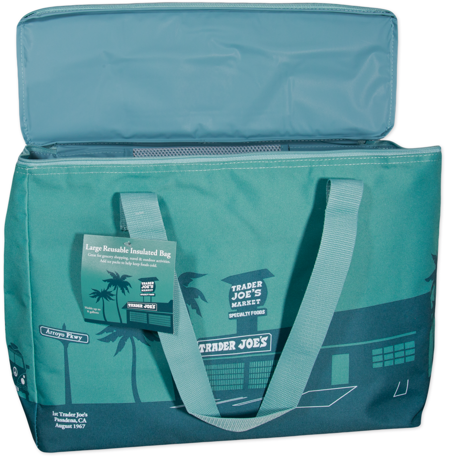 Dusty Blue Large Insulated Bag