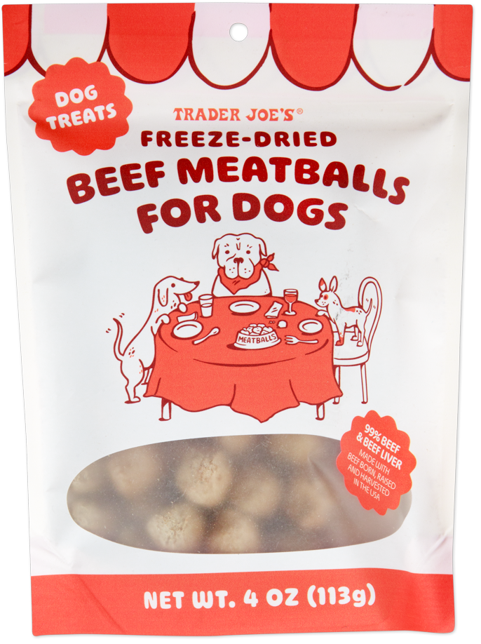 Freeze-Dried Beef Meatballs for Dogs