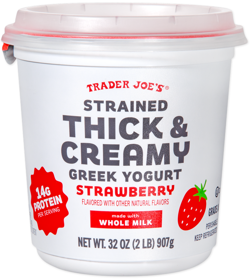 Strawberry Strained Thick & Creamy Greek Yogurt