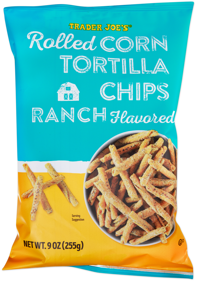 Ranch Flavored Rolled Corn Tortilla Chips