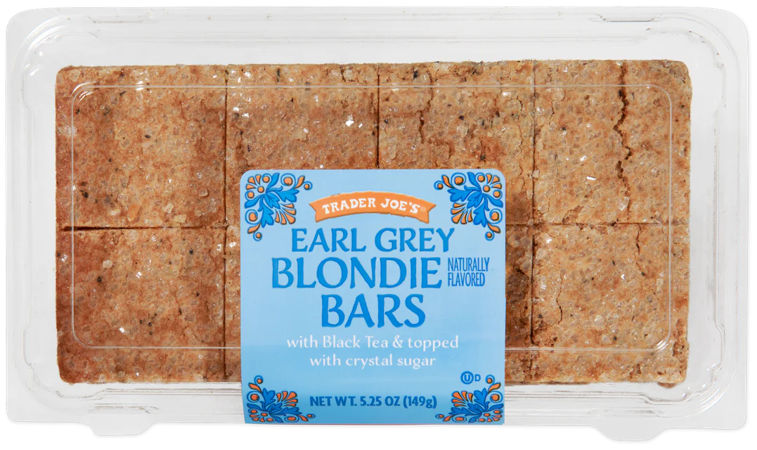 Earl Grey Blondie Bars