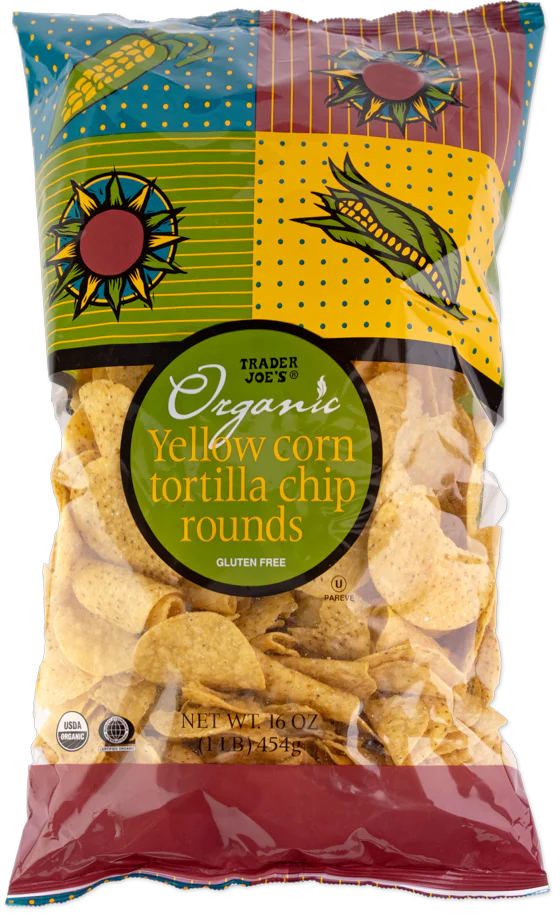 Organic Yellow Corn Tortilla Chip Rounds