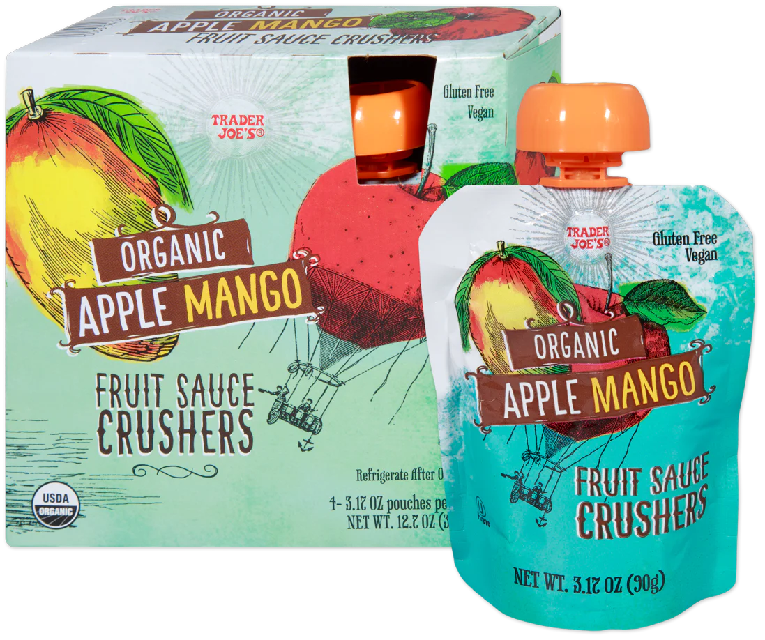 Organic Apple Mango Fruit Sauce Crushers