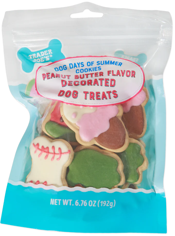 Dog Days of Summer Peanut Butter Flavored Decorated Dog Treats
