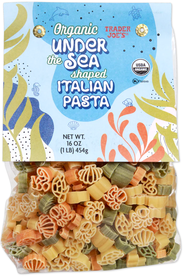 Organic Under the Sea Shaped Italian Pasta
