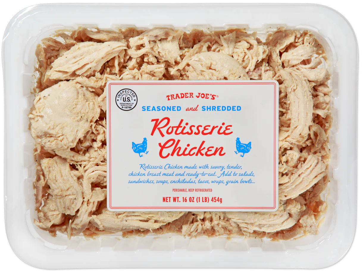Seasoned and Shredded Rotisserie Chicken