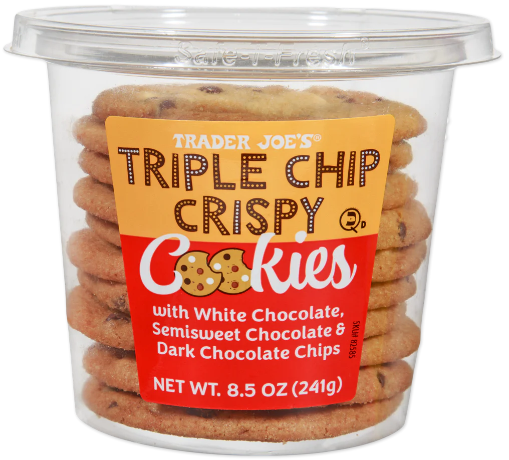 Triple Chip Crispy Cookies