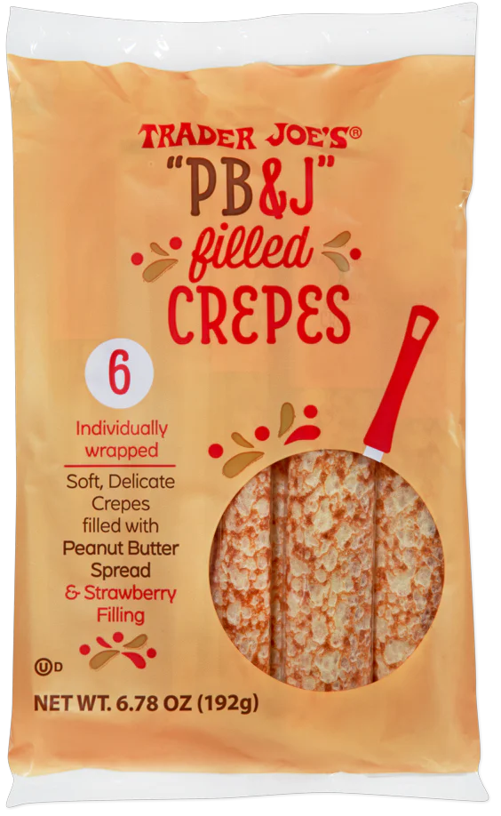"PB & J" Filled Crepes