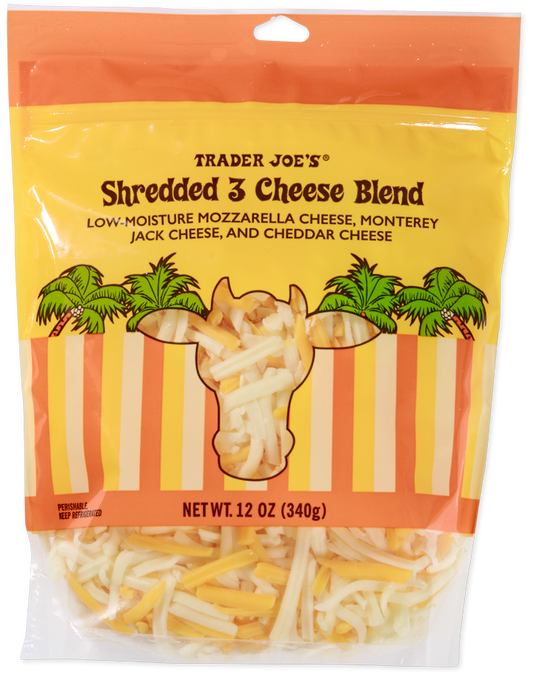 Shredded 3 Cheese Blend
