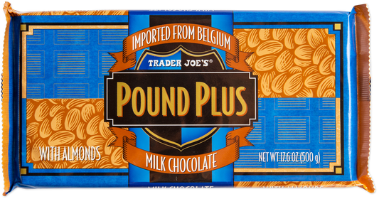 Pound Plus Milk Chocolate Bar with Almonds