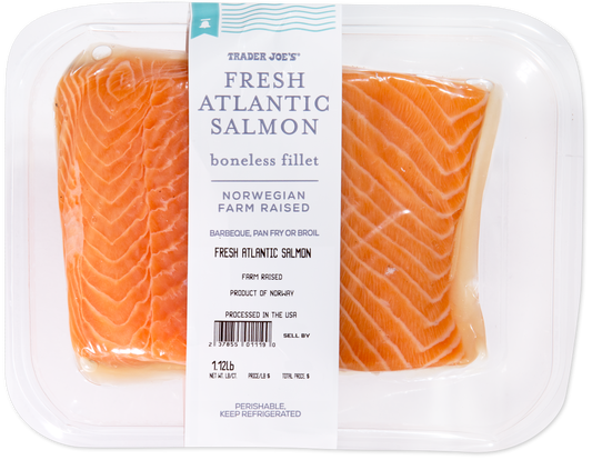 Fresh Atlantic Salmon Boneless Fillet