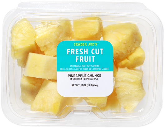 Fresh Cut Pineapple Chunks