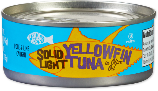 Solid LIght Yellowfin Tuna in Olive Oil