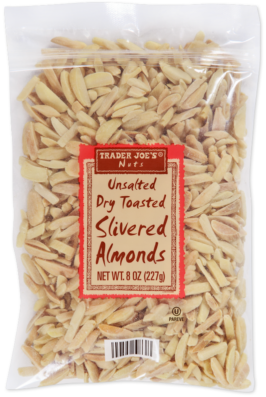 Unsalted Dry Toasted Slivered Almonds
