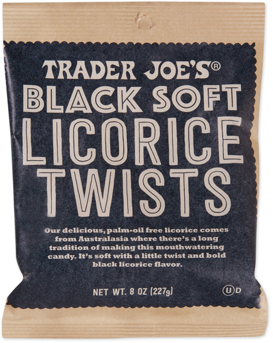 Soft Black Licorice Twists