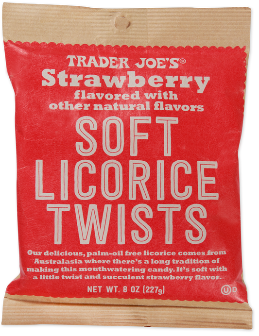 Soft Strawberry Licorice Twists