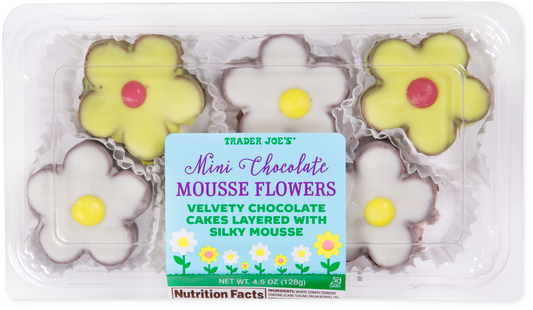 Mini Chocolate Mousse Flowers