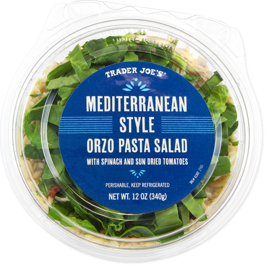 Mediterranean Style Orzo Pasta Salad