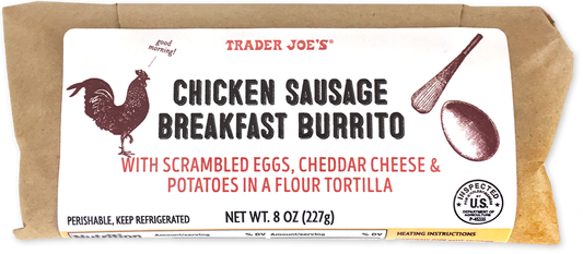 Chicken Sausage Breakfast Burrito