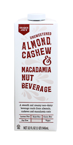 Unsweetened Almond, Cashew & Macadamia Nut Beverage