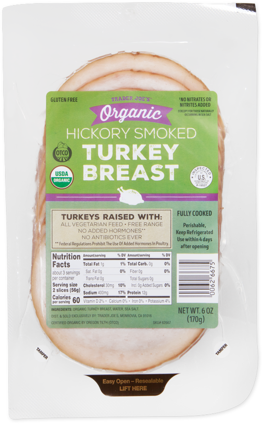 Organic Hickory Smoked Turkey Breast