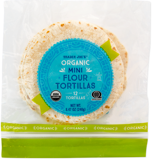 Organic Mini Flour Tortillas