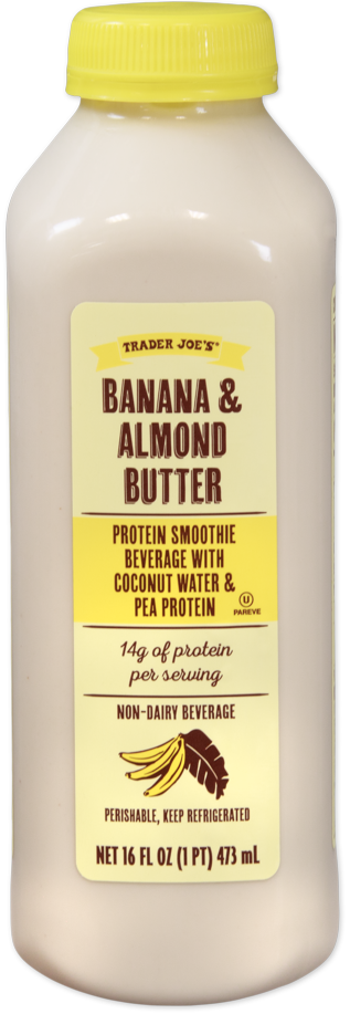 Banana & Almond Butter Protein Smoothie