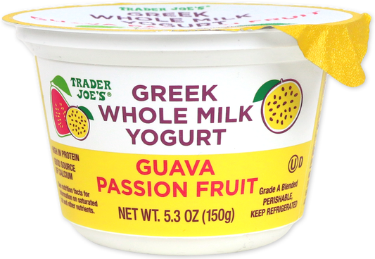 Guava Passion Fruit Greek Whole Milk Yogurt