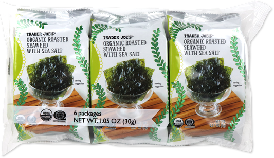 Organic Roasted Seaweed with Sea Salt