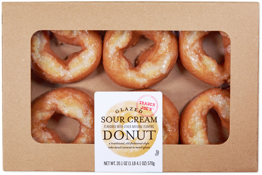 Glazed Sour Cream Donuts