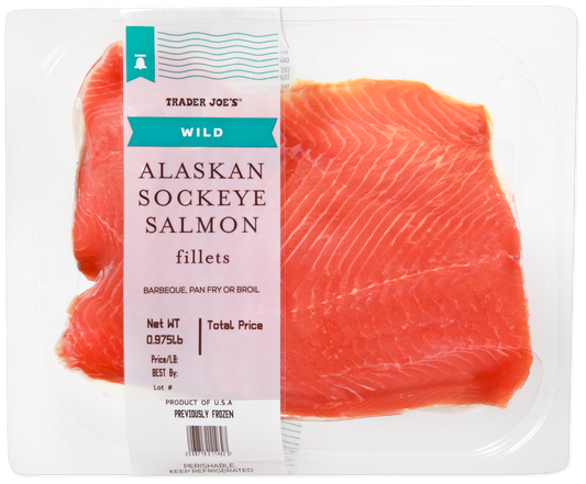Wild Alaskan Sockeye Salmon Fillets