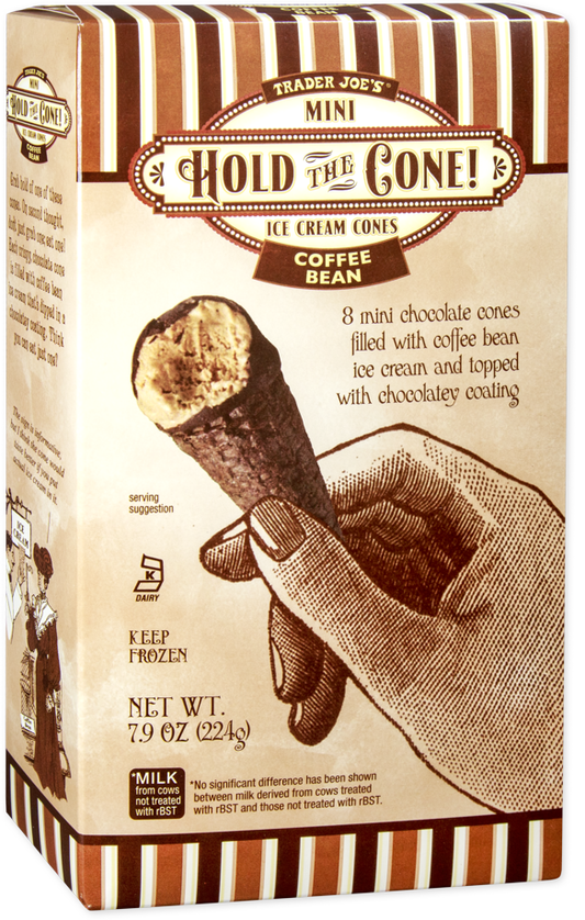 Coffee Bean Hold the Cone! Mini Ice Cream Cones