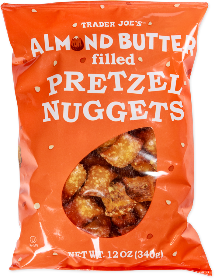 Almond Butter Filled Pretzel Nuggets