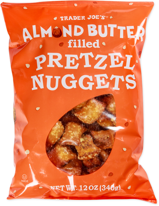 Almond Butter Filled Pretzel Nuggets