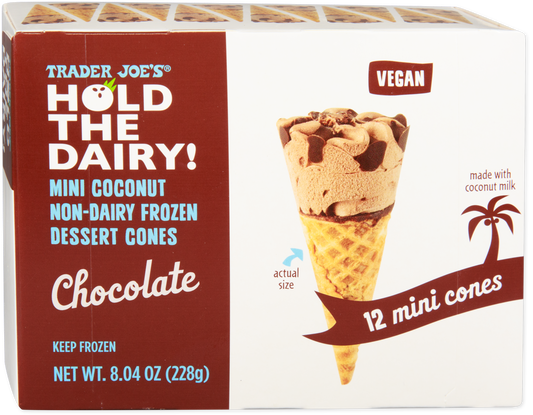 Hold the Dairy! Vegan Chocolate Mini Cones