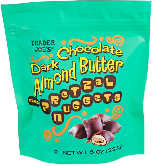 Dark Chocolate Almond Butter Pretzel Nuggets