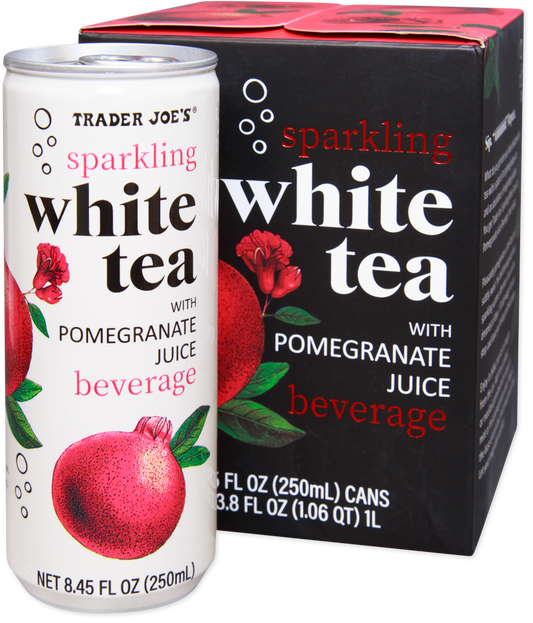 Sparkling White Tea with Pomegranate Juice