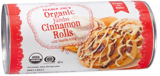 Organic Jumbo Cinnamon Rolls