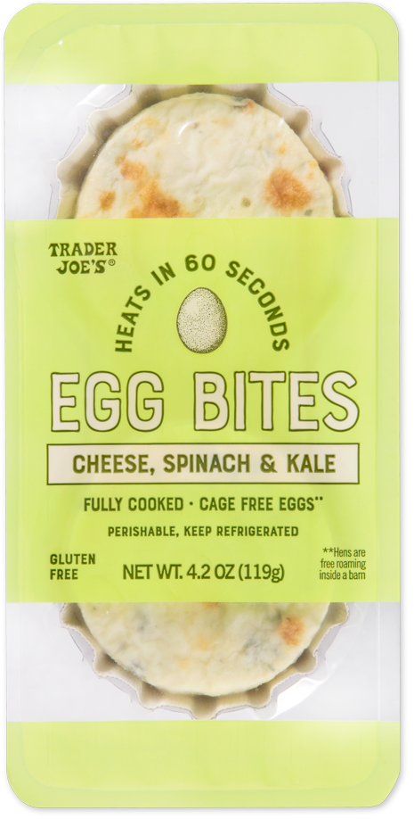 Cheese, Spinach & Kale Egg Bites
