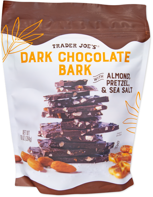 Dark Chocolate Bark with Almond, Pretzel & Sea Salt