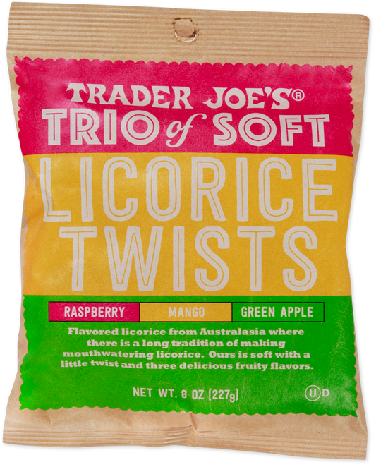 Trio of Soft Licorice Twists