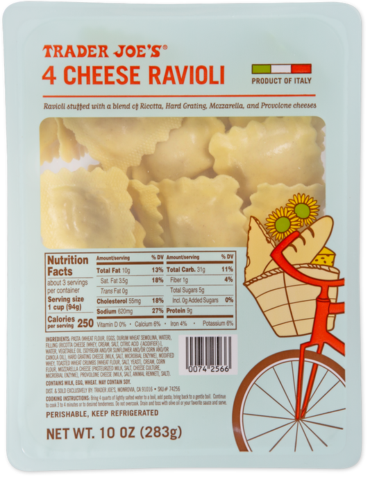 4 Cheese Ravioli